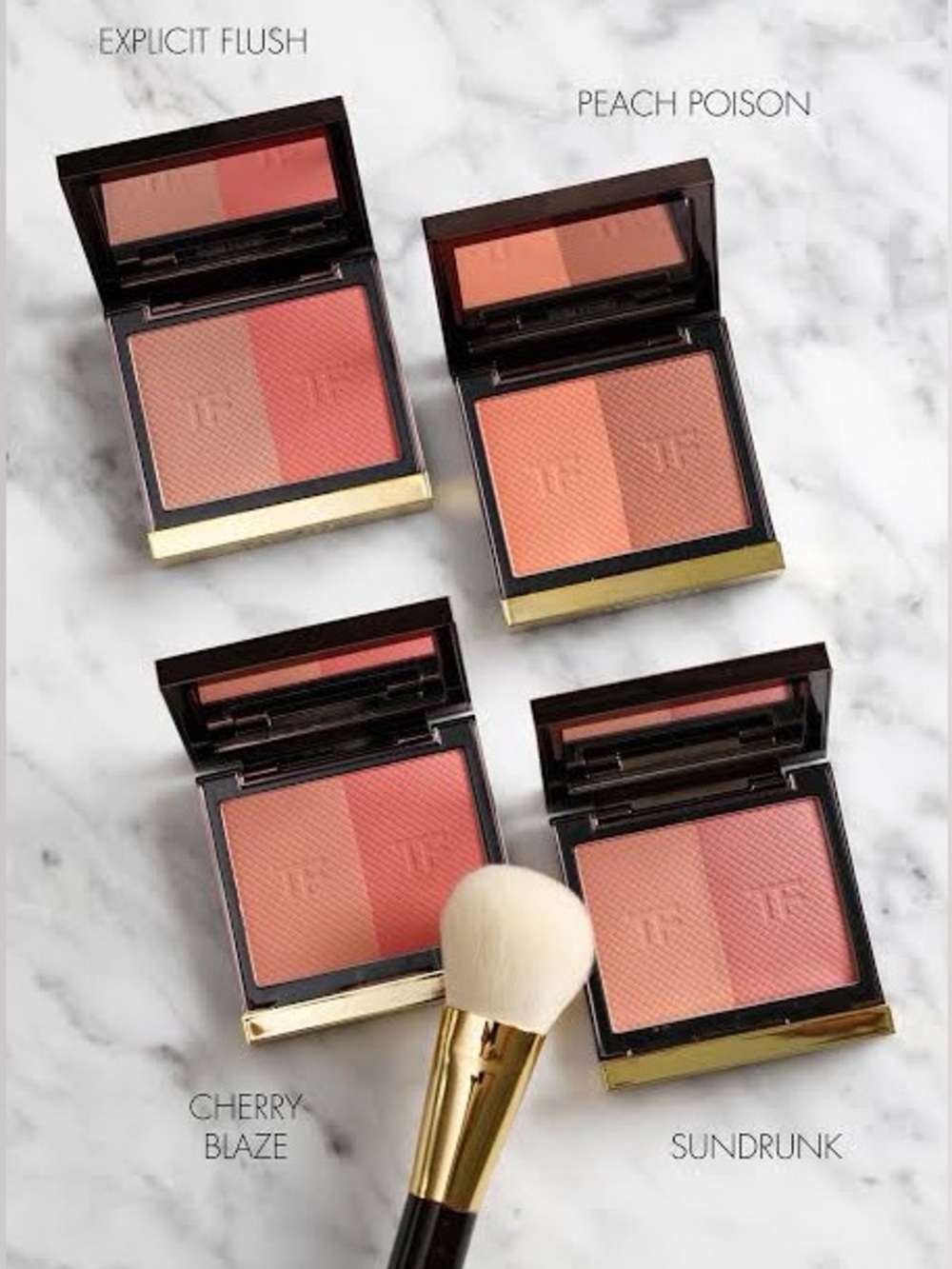 🍑NEW TOM FORD Shade & Illuminate Blush 03 Peach Poison .22 Oz.